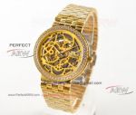 Best Copy Piaget Altiplano Skeleton Price Buy Online - Piaget Gold Diamond Watch 